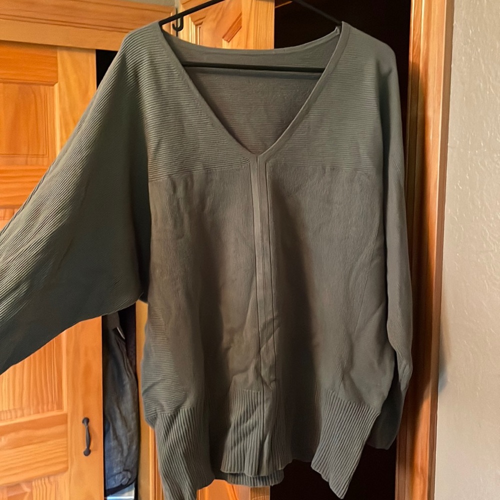 Olive green sweater